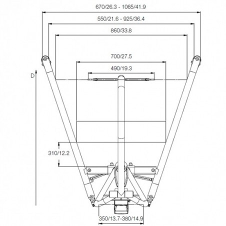 Grúa Eléctrica móvil Plegable Vega 505