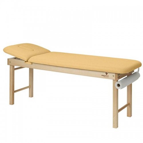 Camilla Fija de Madera de 2 Cuerpos respaldo corto 62x188 cm