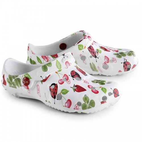 Zuecos Sanitarios Sanitarios con Dibujos Schu'zz Globule Fraise Schu'zz