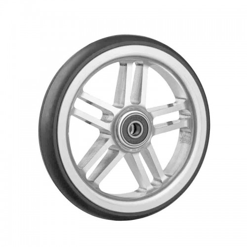 Ruedas Completas de Diseño Blanco con Neumáticos de Caucho 125x24 mm.