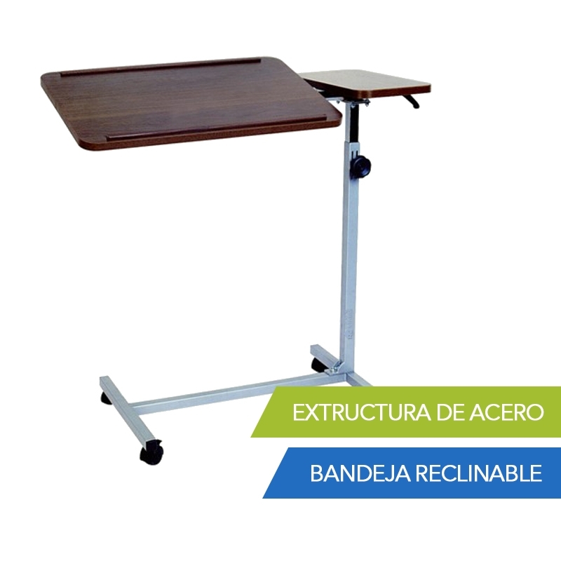 Mesa Auxiliar con Doble Bandeja Mesa Auxiliar con Doble Bandeja