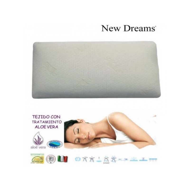 Almohada Viscoelástica Aloe Vera