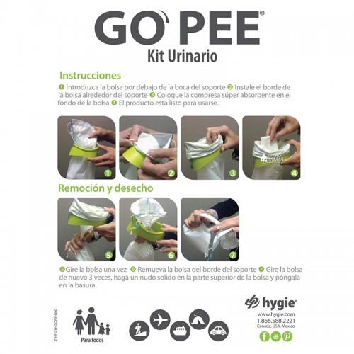 Bolsas higiénicas biodegradable Go Pee