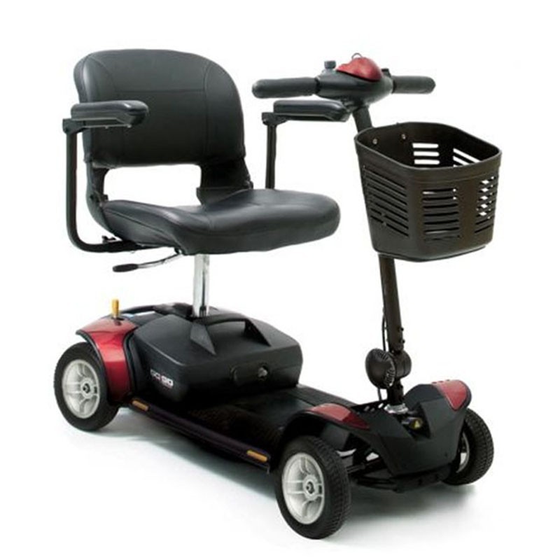 Zipr Roo - Patinete de 4 ruedas – Scooter de movilidad plegable portátil –  Scooter eléctrico de movilidad para personas mayores, adultos