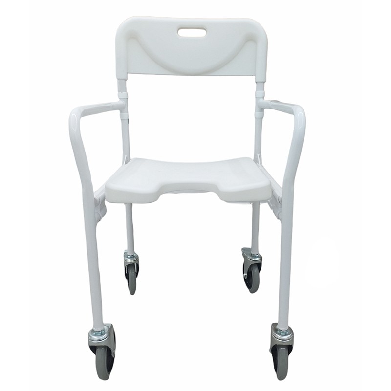 Silla de ruedas para ducha plegable