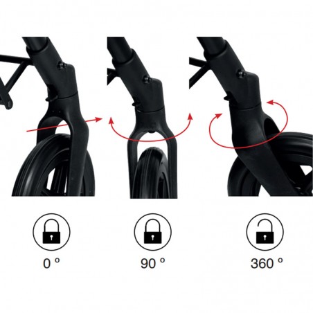 Rollator para la Compra con Asiento y Respaldo R05