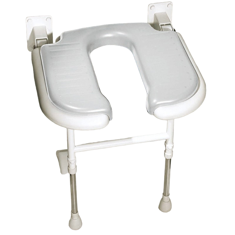 Asiento para Ducha Abatible Acolchado en Forma de U