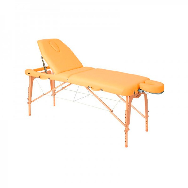 Camilla Plegable con Tensores de Madera
