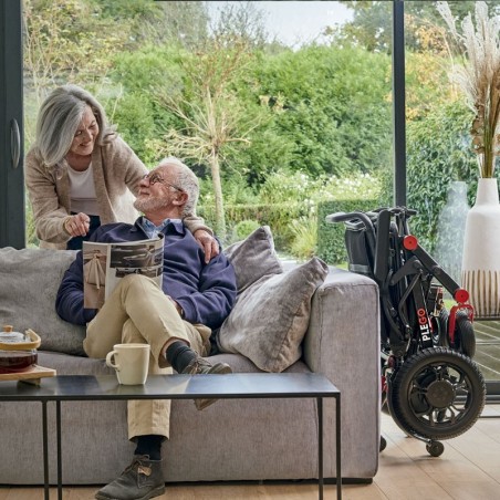 Silla de Ruedas Eléctrica Plegable y Ligera Plego