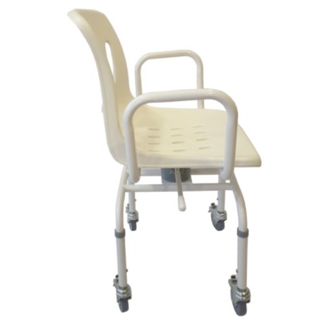Silla Giratoria de Ducha con Ruedas