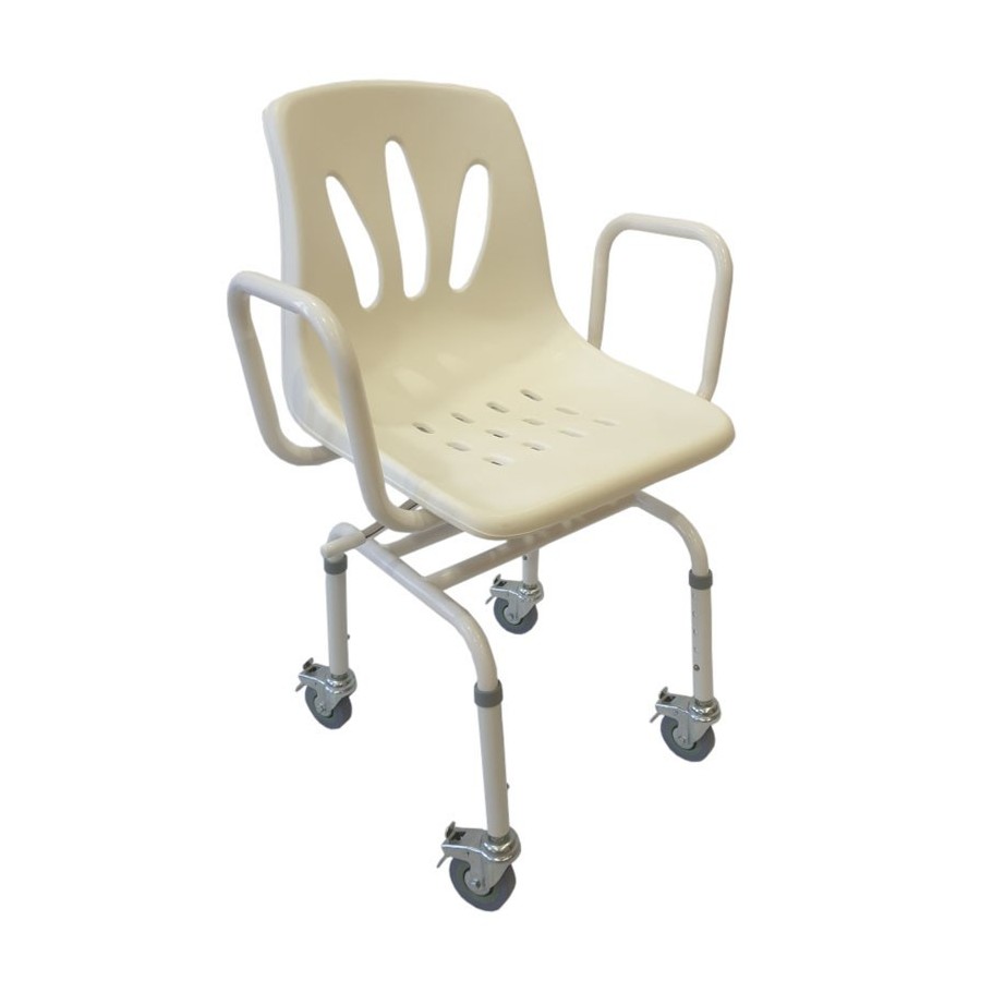 Silla Giratoria de Ducha con Ruedas