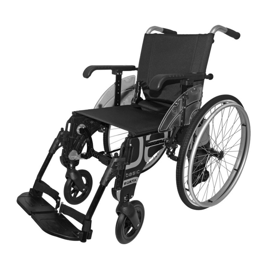 Silla de Ruedas Manual Reclinable Basic