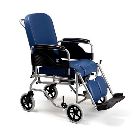 Silla de Ruedas Reclinable con Inodoro