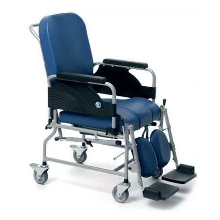 Silla de Ruedas Reclinable con Inodoro