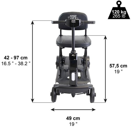 Scooter Eléctrico para Movilidad Reducida Plegable KMINA