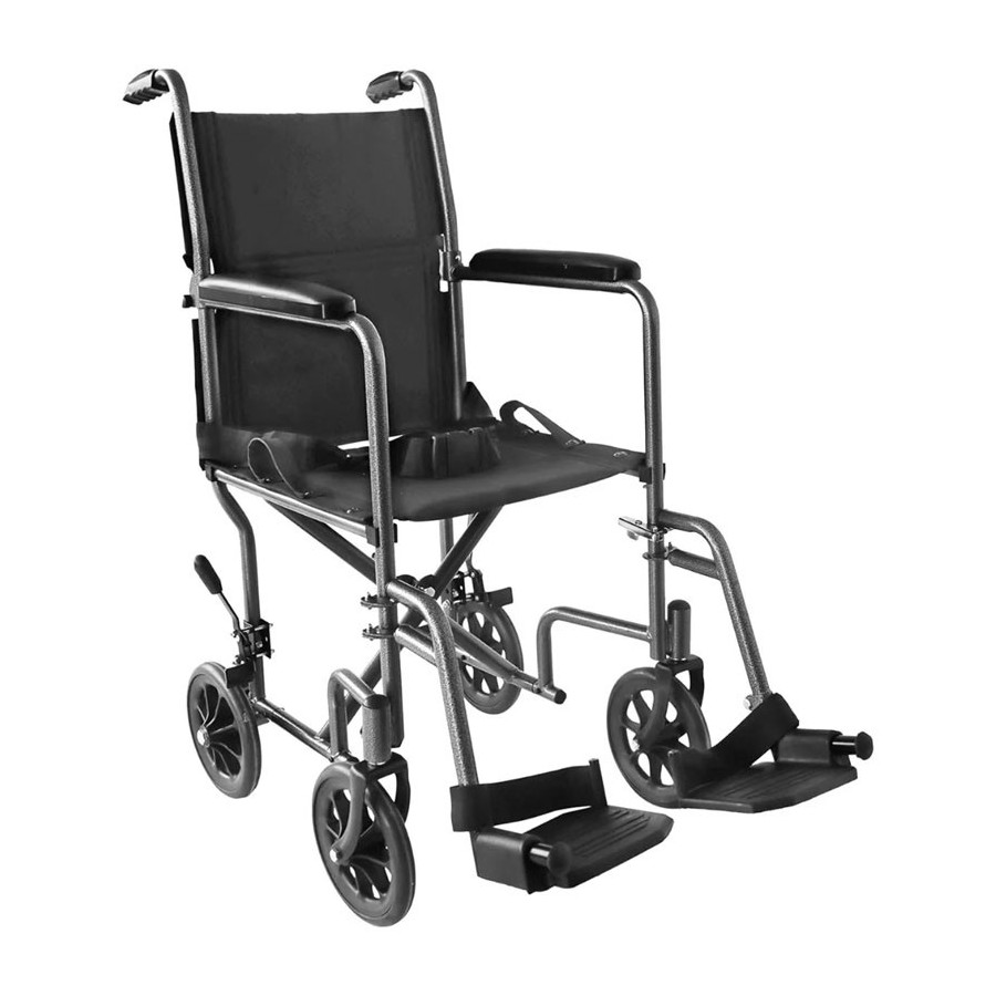 Silla de Ruedas Estrecha Plegable y Ligera
