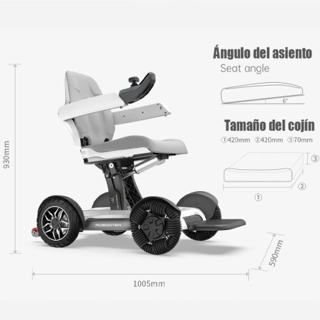 Silla de Ruedas Eléctrica Robooter X40