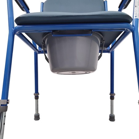 Silla WC Acolchada Regulable en Altura Sidney