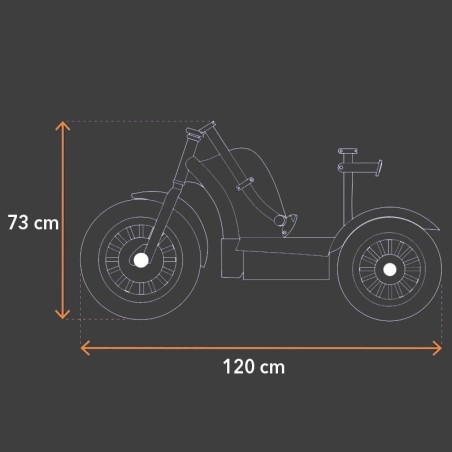 Scooter Eléctrico de 3 Ruedas ZT16 Veleco