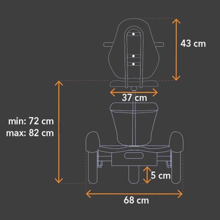 Scooter Eléctrico de 3 Ruedas ZT16 Veleco