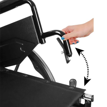 Silla de Ruedas Plegable y Autopropulsable