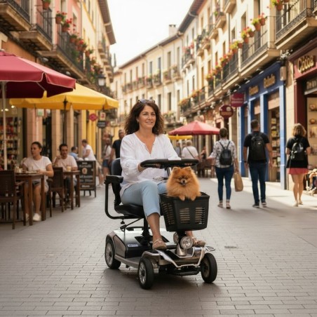 Scooter Eléctrico con Luces Mate