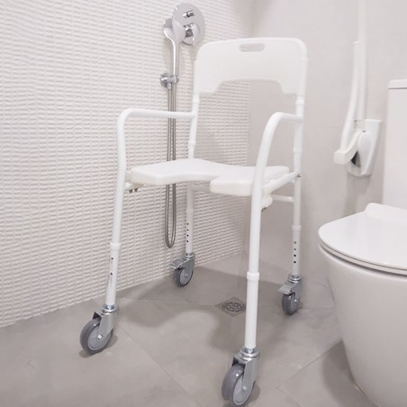 Silla para Ducha Plegable con Ruedas Tarifa