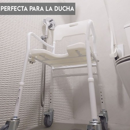 Silla para Ducha Plegable con Ruedas Tarifa