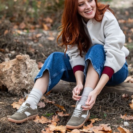 Zapatillas Deportivas de Serraje para Mujer
