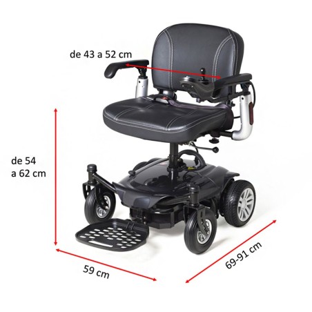 Silla de Ruedas Eléctrica Desmontable Eclipse River