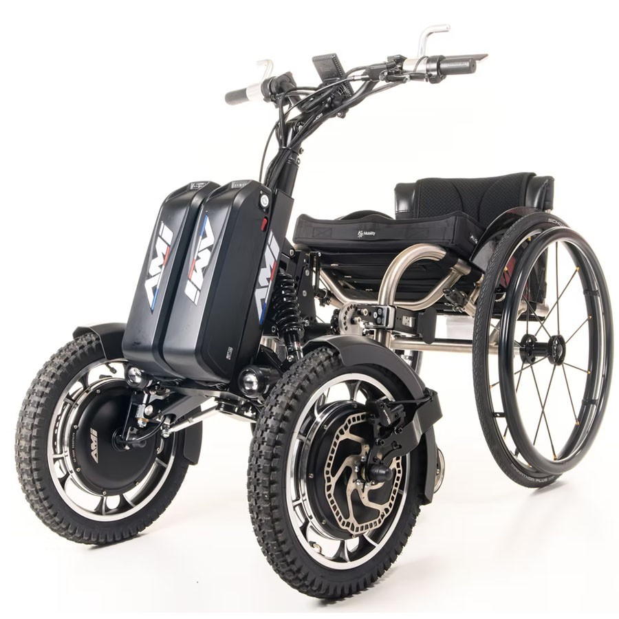 Handbike de Dos Ruedas con Gran Potencia para Sillas de Ruedas Sirocco Extreme