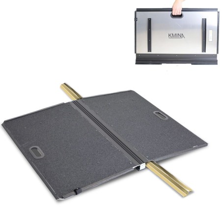 Rampa Plegable Antideslizante para Silla de Ruedas