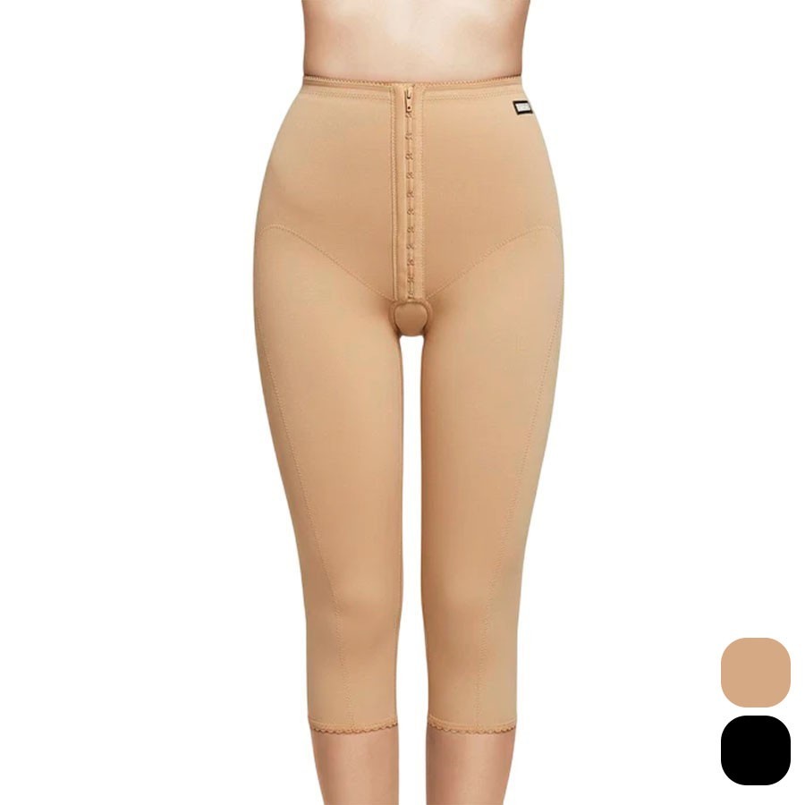 Faja para Liposucción Hasta Debajo de Rodilla Con Refuerzos VOE