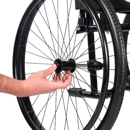 Silla de Ruedas Manual Plegado Simple