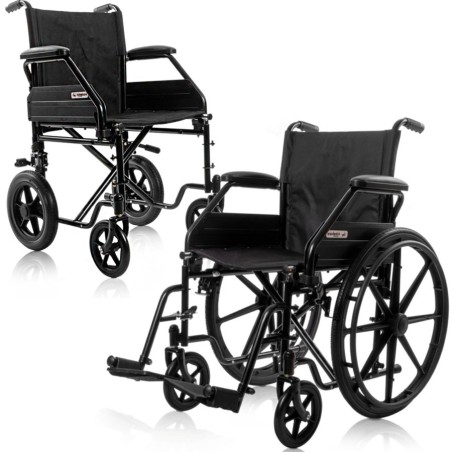 Silla de Ruedas Manual Plegado Simple