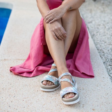 Sandalias Apertura Total Mujer