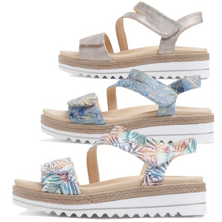 Sandalias Apertura Total Mujer