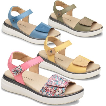 Sandalias de Mujer con Ancho Especial para Verano