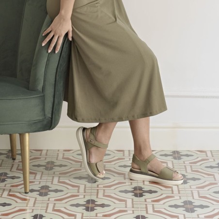 Sandalias de Mujer con Ancho Especial para Verano