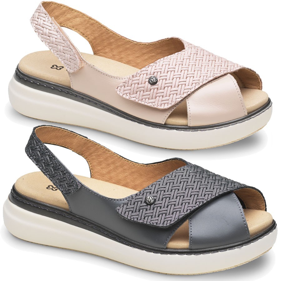 Sandalias de Ancho Especial Para Mujer