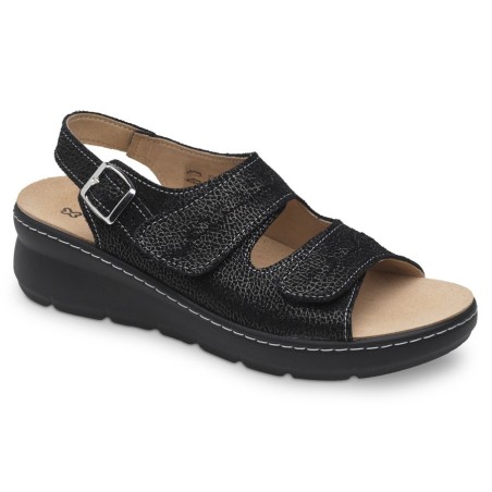 Sandalia de Mujer para Pies Delicados con Doble Velcro