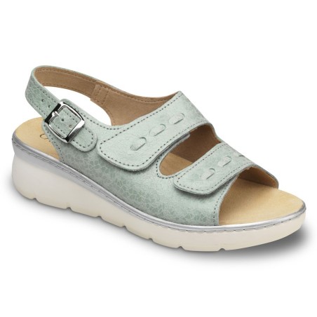 Sandalia de Mujer para Pies Delicados con Doble Velcro