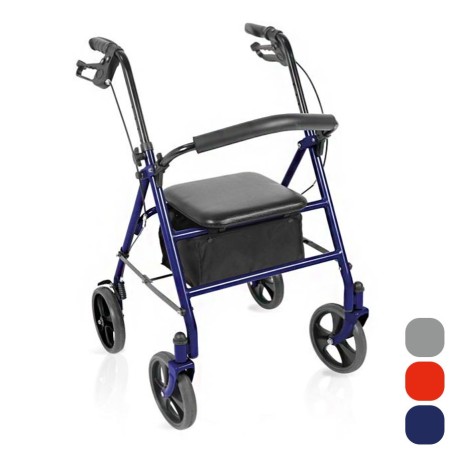 Rollator Plegable Teti Con Asiento y Bolso Incluido