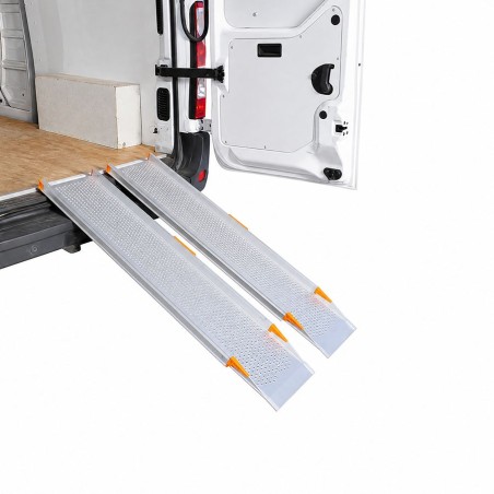 Par de Rampas Extra Anchas Ajustables de Aluminio Ergo