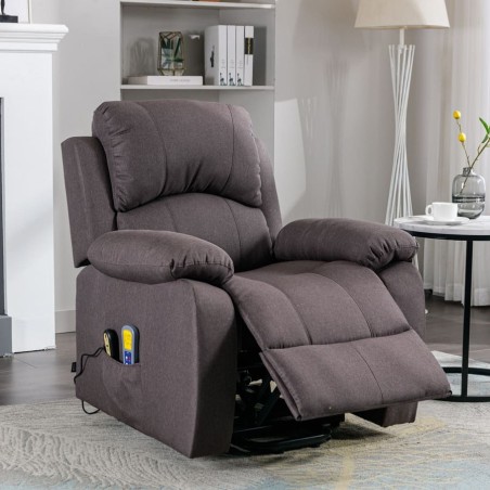Sillón Relax Eléctrico Elevable con Masaje y Calor