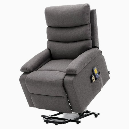 Sillón Relax Eléctrico con Incorporador, Masaje y Calor