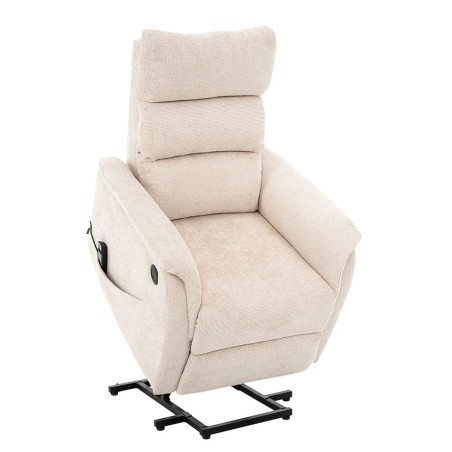 Sillón Relax Eléctrico con Incorporador y Tapizado Chenilla