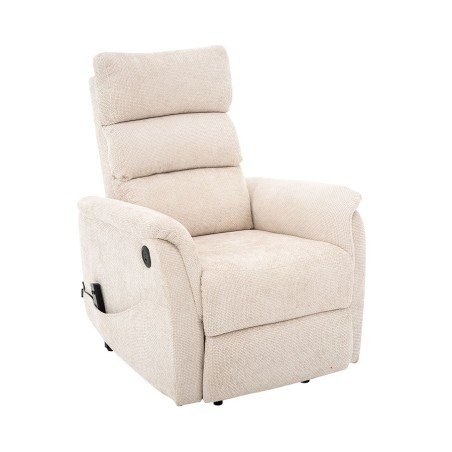 Sillón Relax Eléctrico con Incorporador y Tapizado Chenilla
