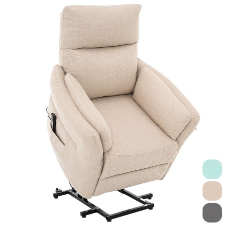 Sillón Relax Eléctrico con Incorporador y Diseño Curvado