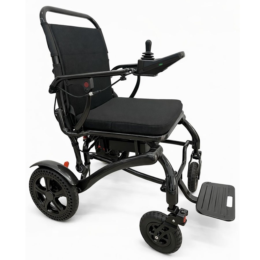 Silla de Ruedas Eléctrica Bariátrica de Carbono Sit Go Optima Plus